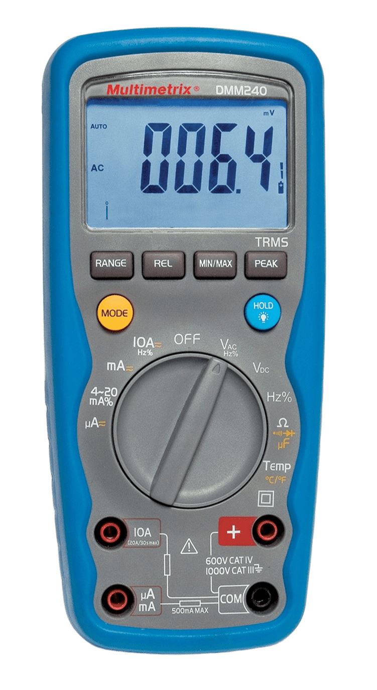 Advanced Digital Multimeter - KRYKARD DMM 240 Digital Multimeter for Advanced Parameters